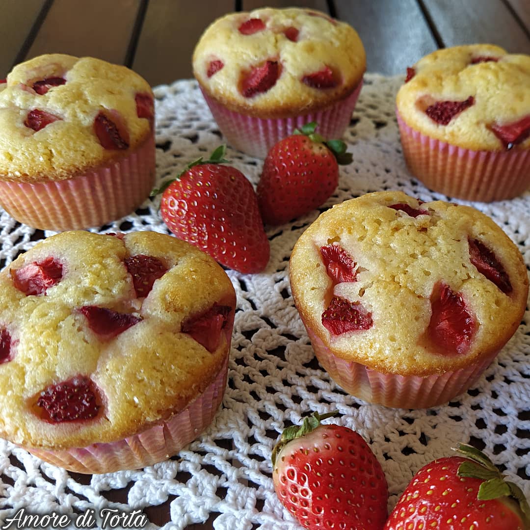 Muffin alle fragole