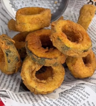 Ciambelline di zucchine e melanzane