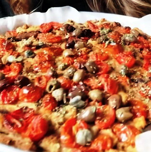 Focaccia semplice di pane raffermo senza glutine