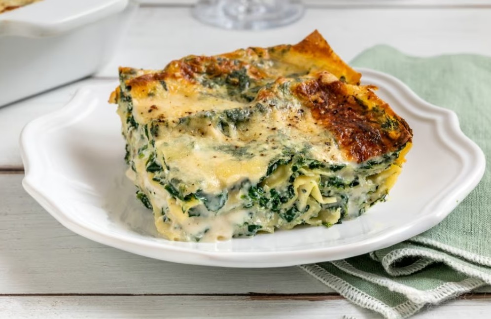Lasagne con spinaci e besciamella