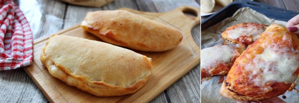 Panzerotti fritti e Calzoni al forno con un unico impasto