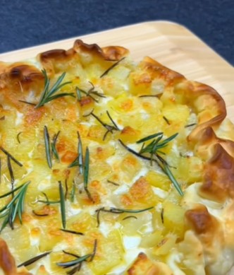 Torta salata scamorza e patate