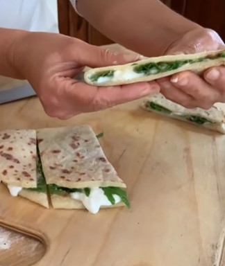 Piada con le patate nell’impasto