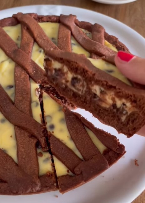 Crostata ricotta e gocce di cioccolato