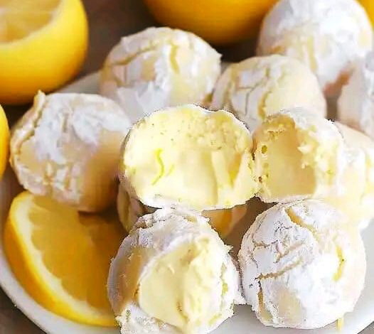 Morbidosi al limone dal cuore cremoso