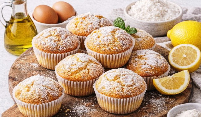 Muffin al limone sofficissimi