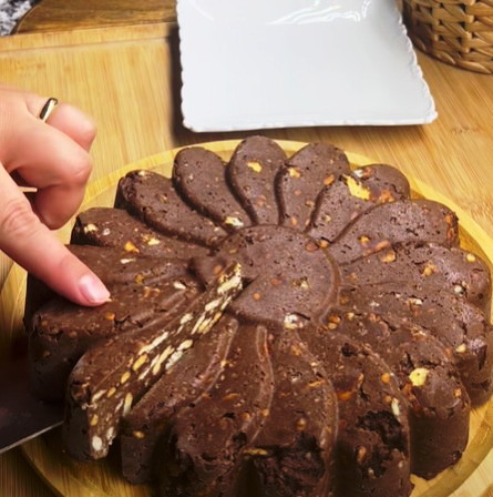 Torta mosaico al cioccolato