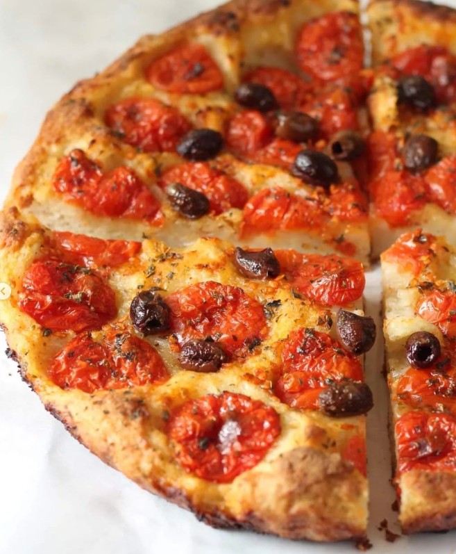 Focaccia con patate lesse nell’impasto