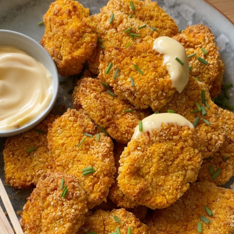 Nuggets di ceci e carote al forno