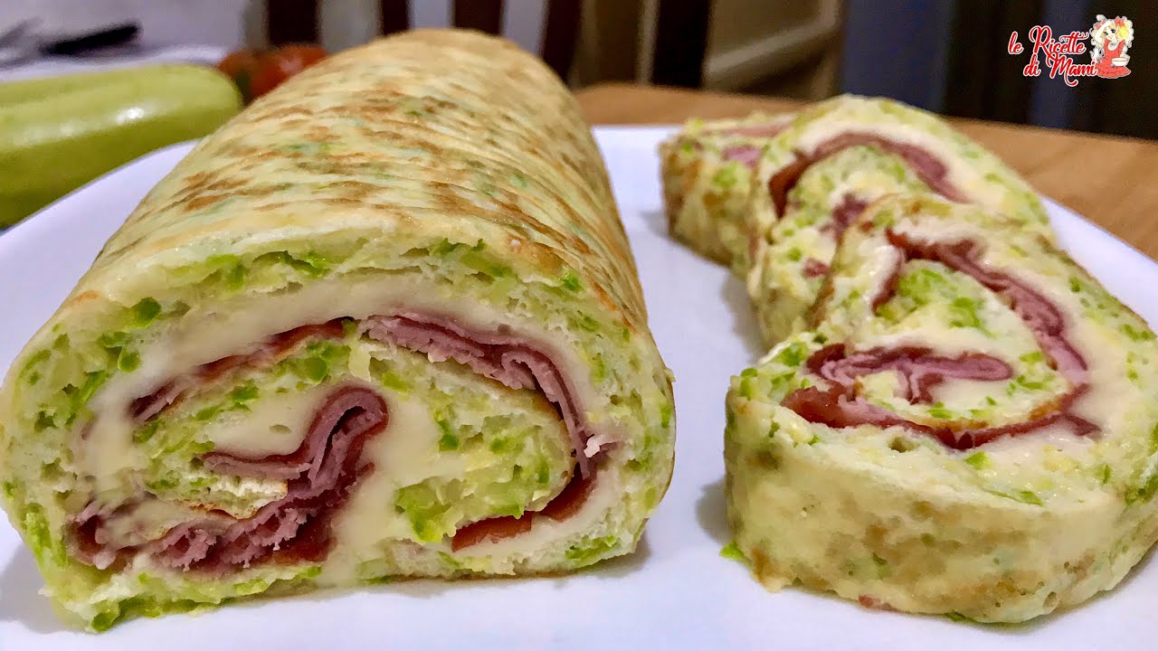 Rotolo di albumi e zucchine