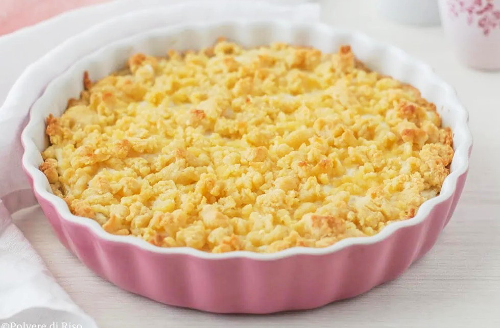 Sbriciolata salata con mortadella e ricotta