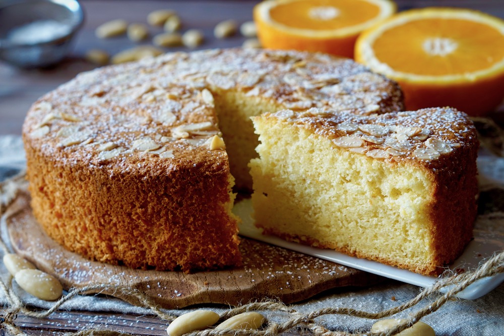 Torta di mandorle e arance