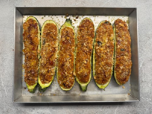 Zucchine ripiene vegetariane