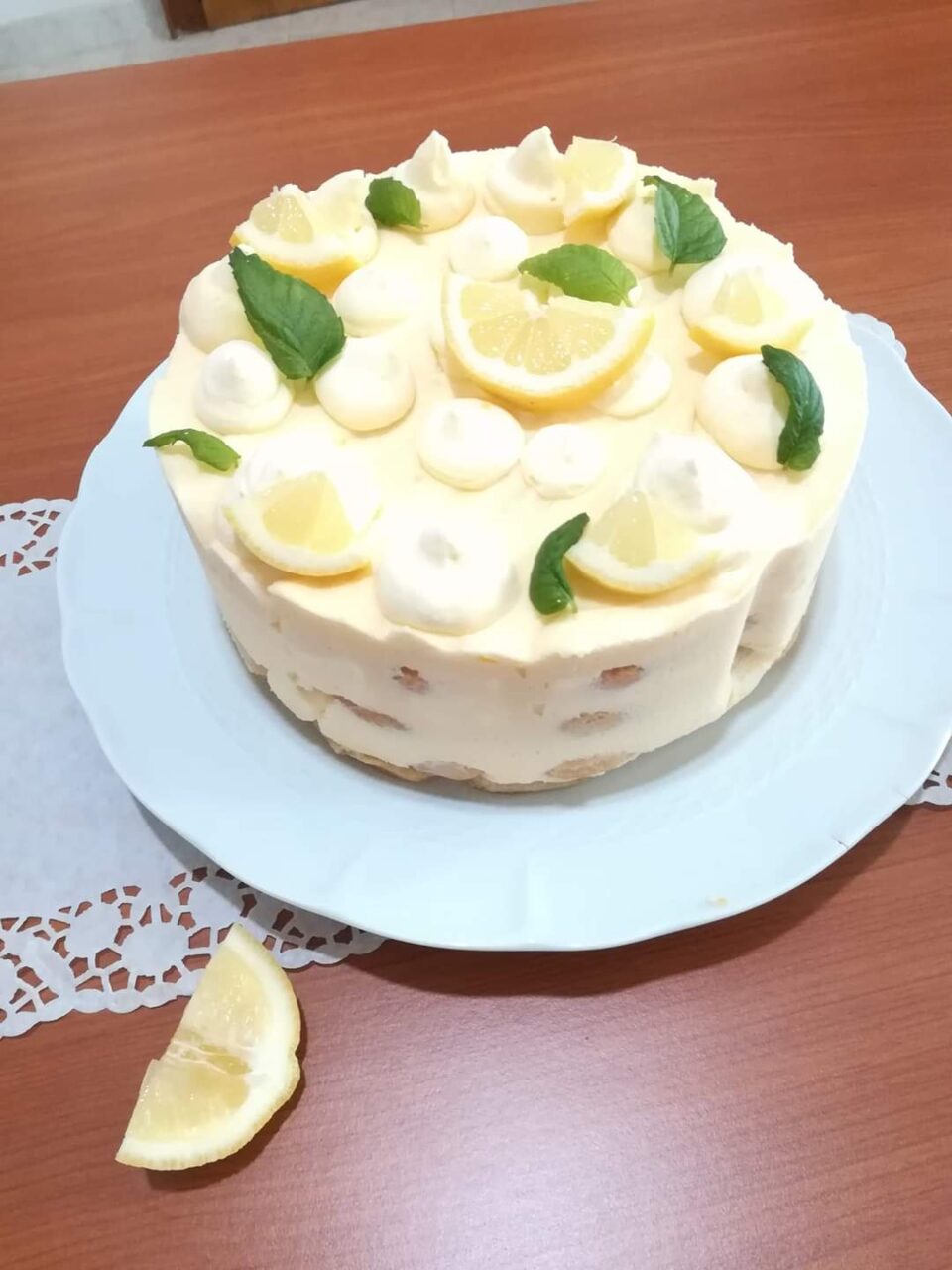 Tiramisù con mousse di limone