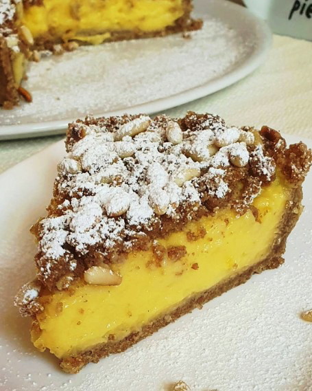 Torta della nonna senza cottura