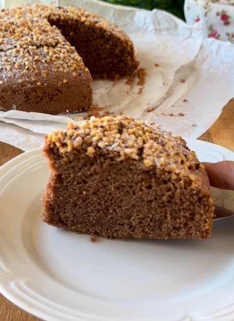 Torta alle nocciole e cacao